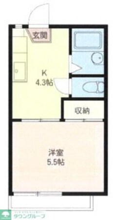 ヴァンベールの物件間取画像